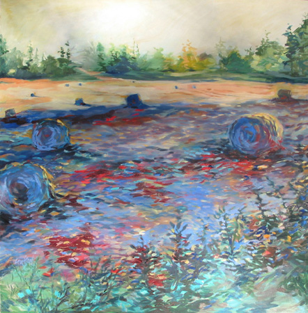 BlueHayBales